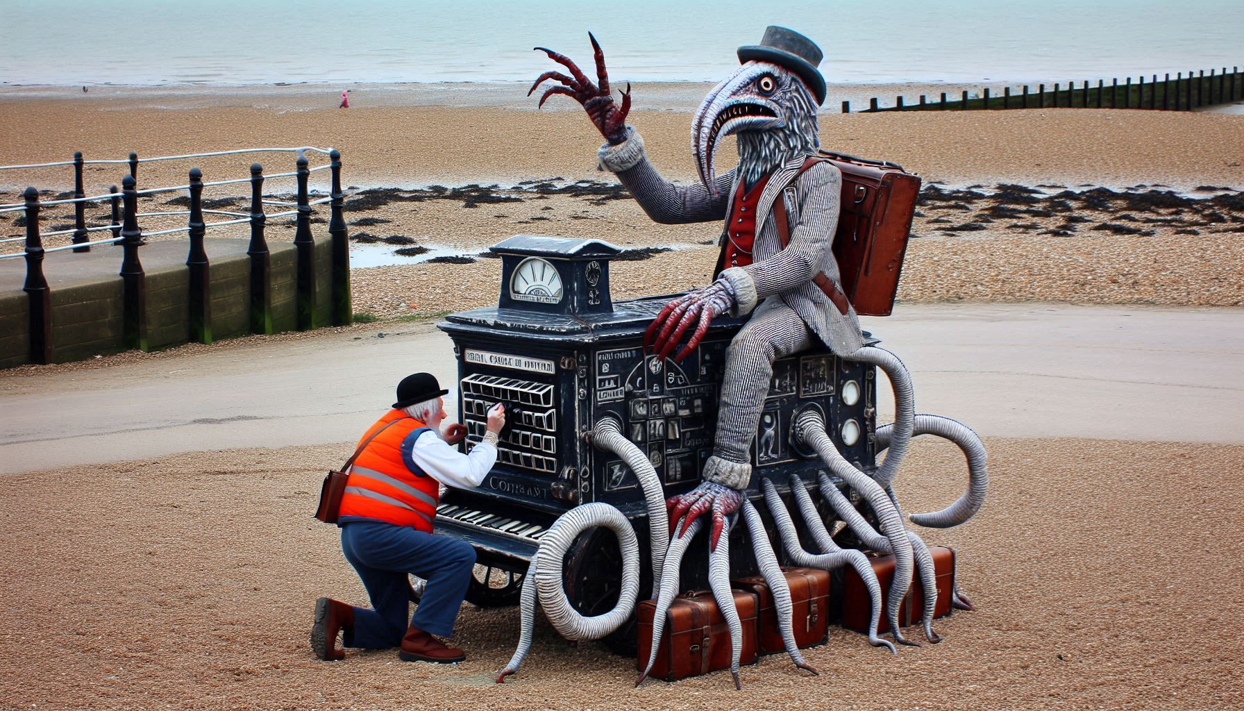 🎩 The Suitcase Organist of Sandwich Bay